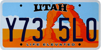 UT license plate Y735LO