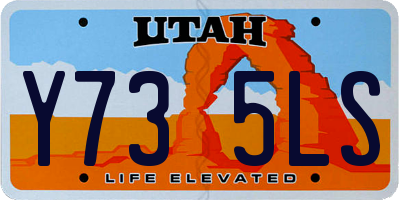UT license plate Y735LS