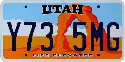 UT license plate Y735MG