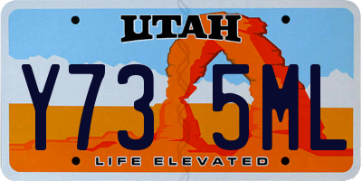 UT license plate Y735ML