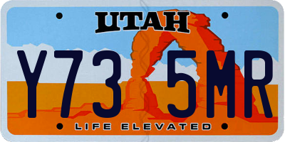 UT license plate Y735MR