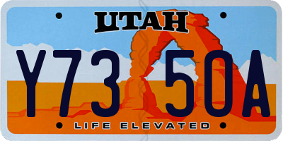 UT license plate Y735OA