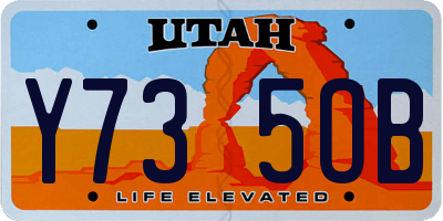 UT license plate Y735OB