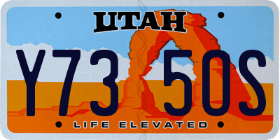 UT license plate Y735OS