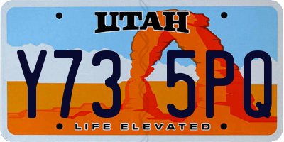 UT license plate Y735PQ