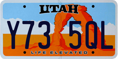 UT license plate Y735QL
