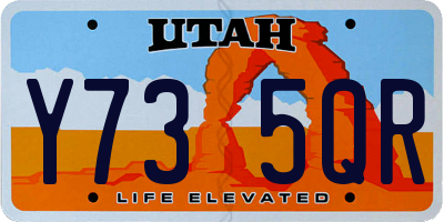 UT license plate Y735QR