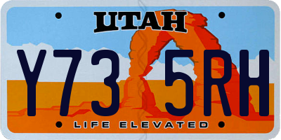 UT license plate Y735RH