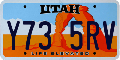 UT license plate Y735RV