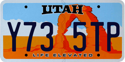 UT license plate Y735TP
