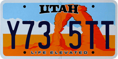 UT license plate Y735TT