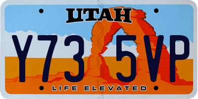 UT license plate Y735VP