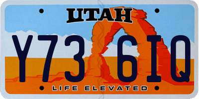 UT license plate Y736IQ