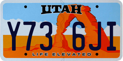 UT license plate Y736JI
