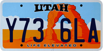 UT license plate Y736LA