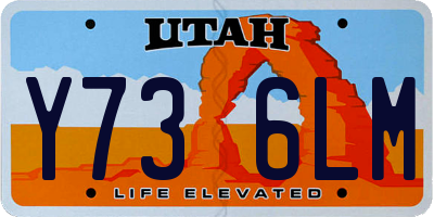 UT license plate Y736LM