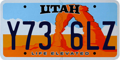 UT license plate Y736LZ