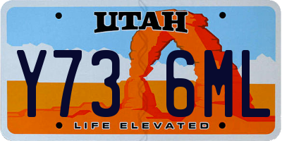 UT license plate Y736ML