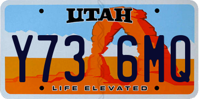 UT license plate Y736MQ