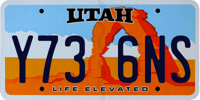 UT license plate Y736NS