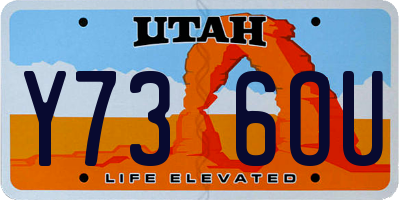 UT license plate Y736OU