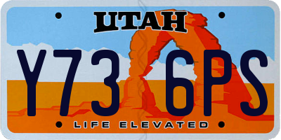 UT license plate Y736PS