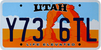 UT license plate Y736TL