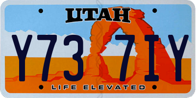 UT license plate Y737IY