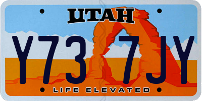 UT license plate Y737JY