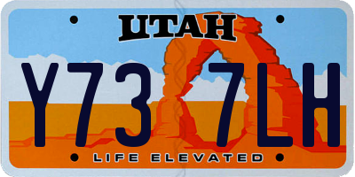 UT license plate Y737LH