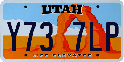 UT license plate Y737LP