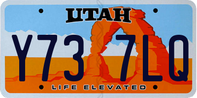UT license plate Y737LQ