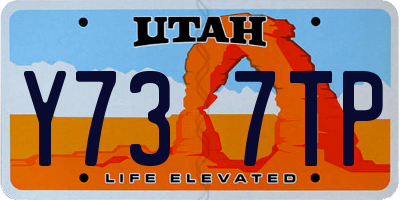 UT license plate Y737TP