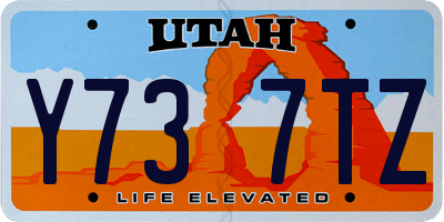UT license plate Y737TZ