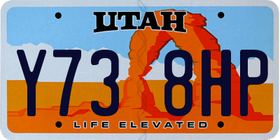 UT license plate Y738HP