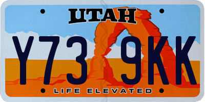UT license plate Y739KK