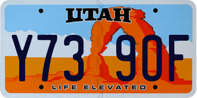UT license plate Y739OF