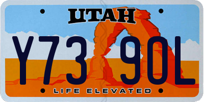 UT license plate Y739OL