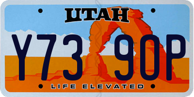 UT license plate Y739OP