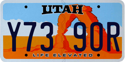 UT license plate Y739OR