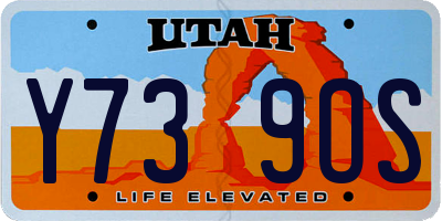 UT license plate Y739OS