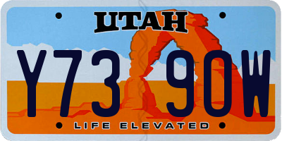 UT license plate Y739OW