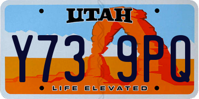 UT license plate Y739PQ