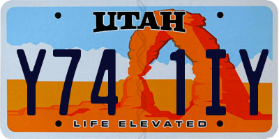 UT license plate Y741IY