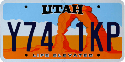 UT license plate Y741KP