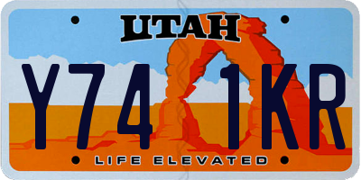 UT license plate Y741KR