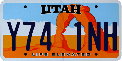 UT license plate Y741NH