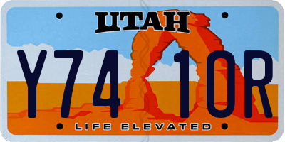 UT license plate Y741OR