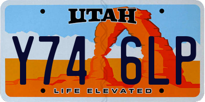 UT license plate Y746LP