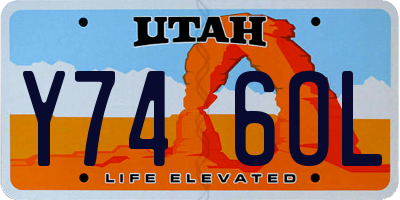 UT license plate Y746OL